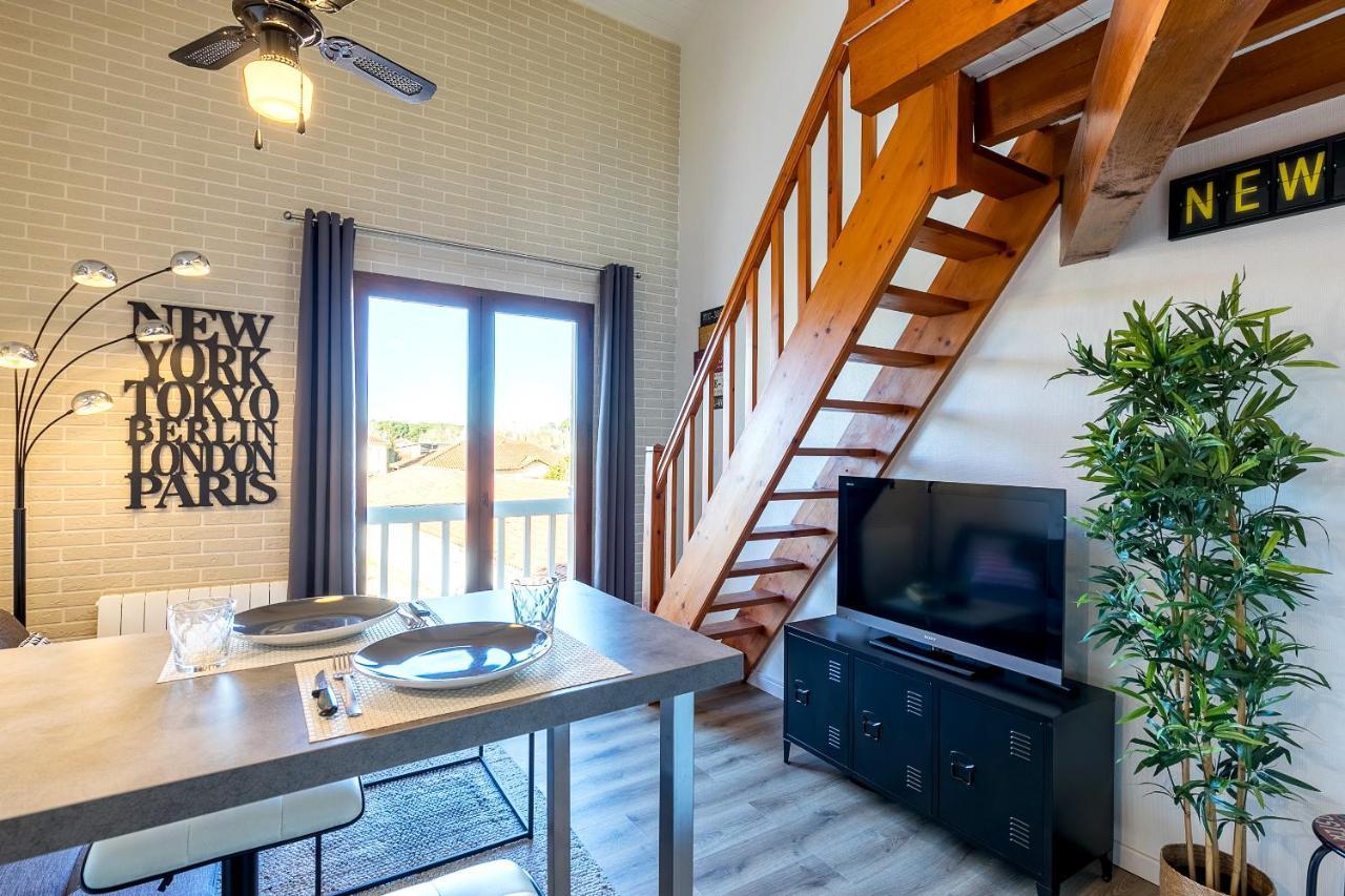 Duplex Design Moderne Apartment Mont-de-Marsan Luaran gambar